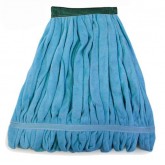 Duraloop Looped Microfiber Wet Mop with 1.5" Headband - 24 Ounce, Blue